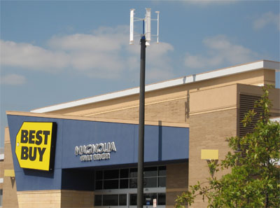 Best Buy using WePOWER Falcon 1.2kW Wind Turbine