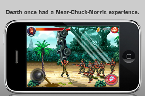 Chuck Norris Brings the Pain to iPhone