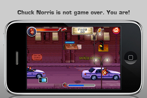 Chuck Norris Brings the Pain to iPhone