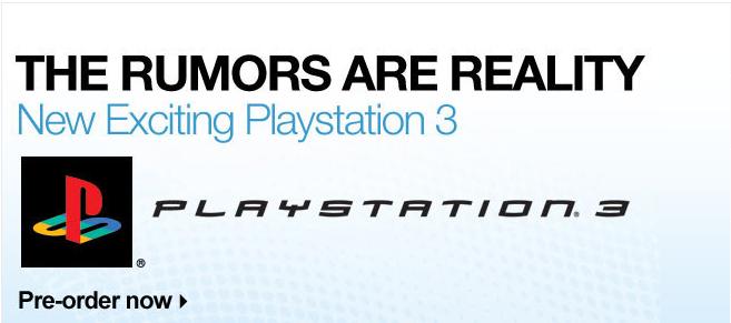Kmart PS3 Slim Preorder