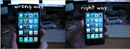 iPhone 4 Reception Issues Caused By the Way You Hold It