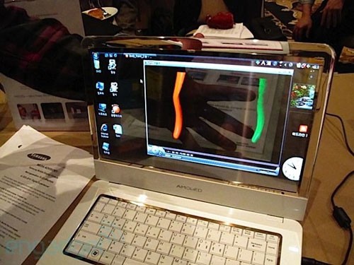 Samsung OLED Laptop with 14 Inch Transparent Display