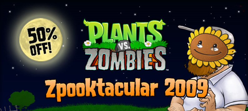 Plants vs Zombies Half-Off Until November 1st