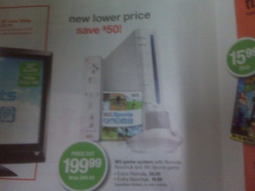 Target Circular Adds to Evidence of Wii Price Drop