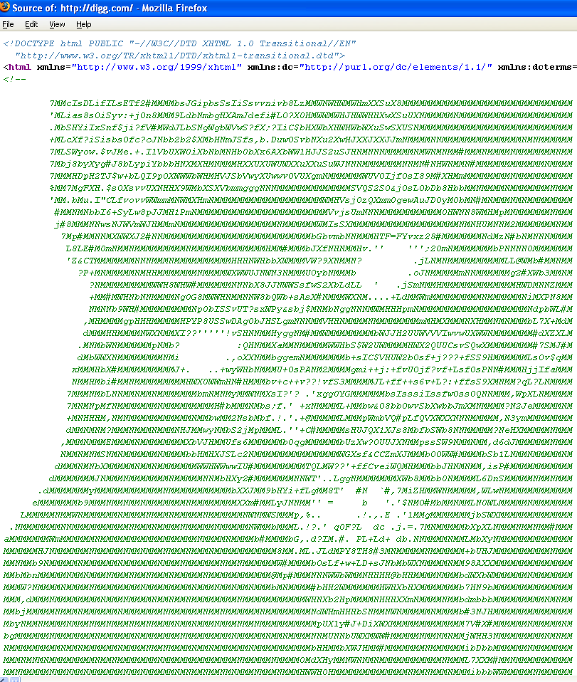 Demonic Digg.com Source Code Dante's Inferno Marketing Ploy