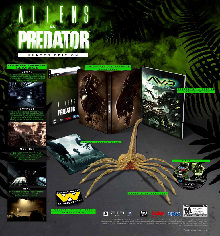Aliens vs Predator Hunter Edition Detailed