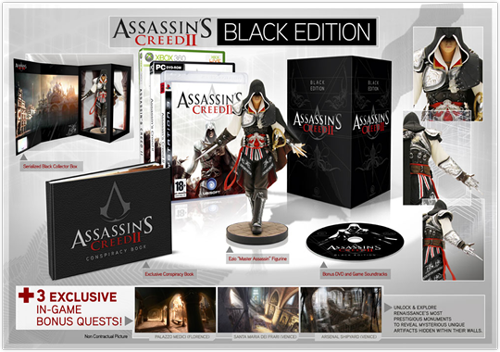 UK Site Lists Assassin's Creed II Black and White Editions