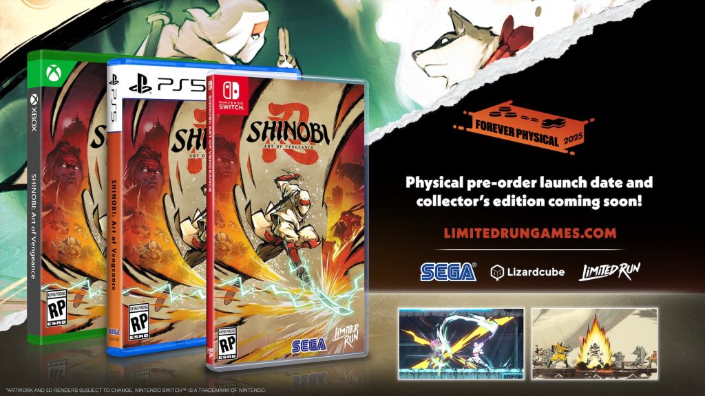 "SHINOBI: Art of Vengeance Set for Exciting Physical Release by Limited Run Games!"