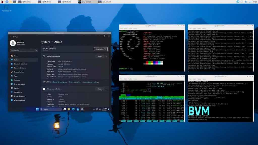 Unlocking Windows 11: A Guide to Running It on Raspberry Pi 5 via Botspot Virtual Machine