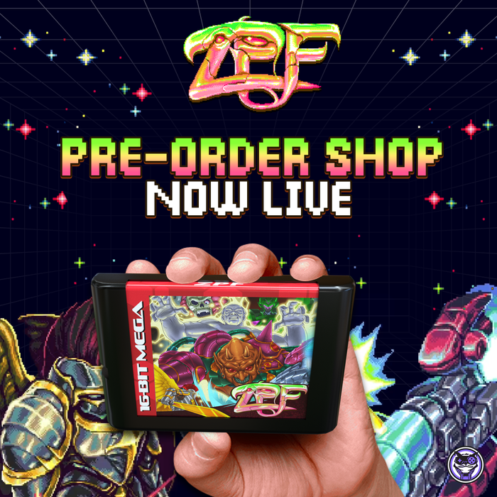 Blast Off into the Future: Pre-Order the Exciting ZPF Shooter for Genesis/Mega Drive!