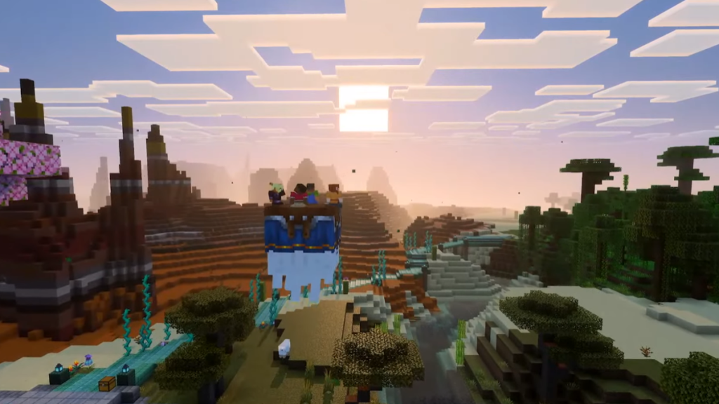 "Minecraft's Exciting Makeover: Get Ready for Dazzling Glow-Ups and Soaring Mounts!"
