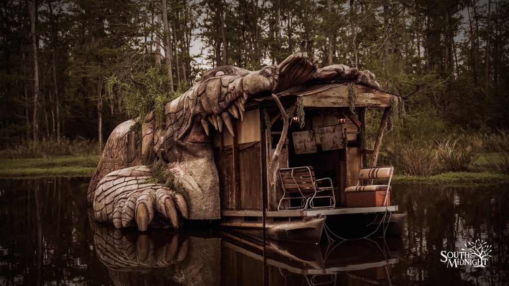 "Meet Two-Toed Tom: The 40-Foot Gator with a Gaming Lounge in His Jaws Spotted Near New Orleans!"