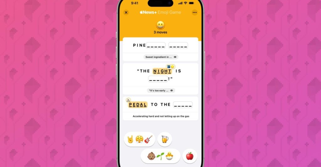 Apple Launches Daily Puzzle Game Similar to Emoji Wordle