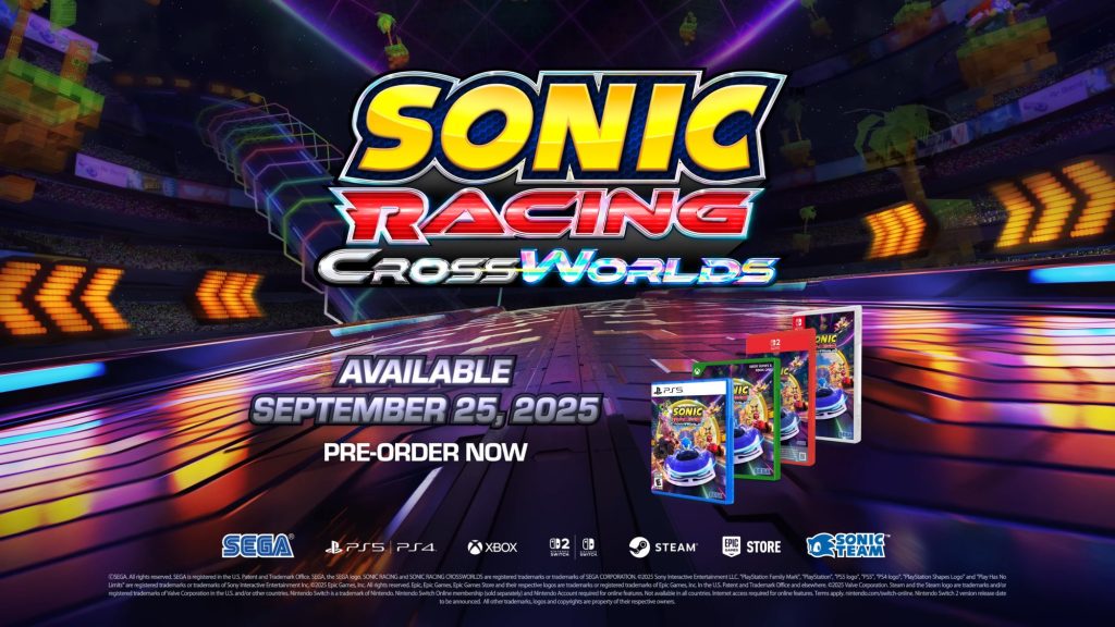 Sonic Racing: Crossworlds Physical Copies Confirmed for Switch 2