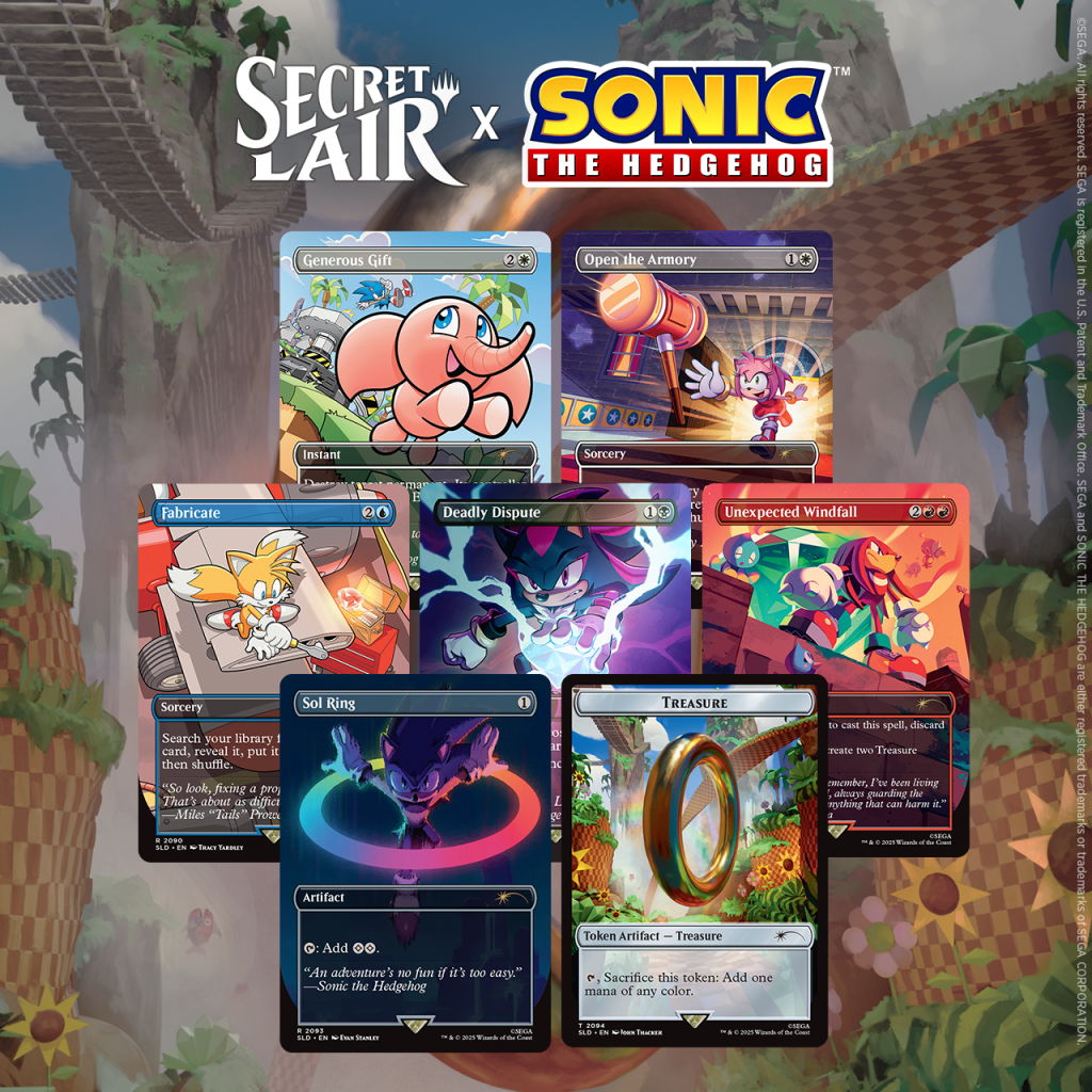 Magic: The Gathering Teams Up with Sonic the Hedgehog